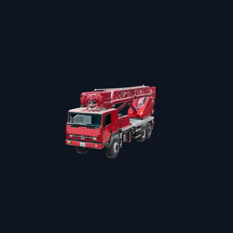 Red Crane Truck model pack